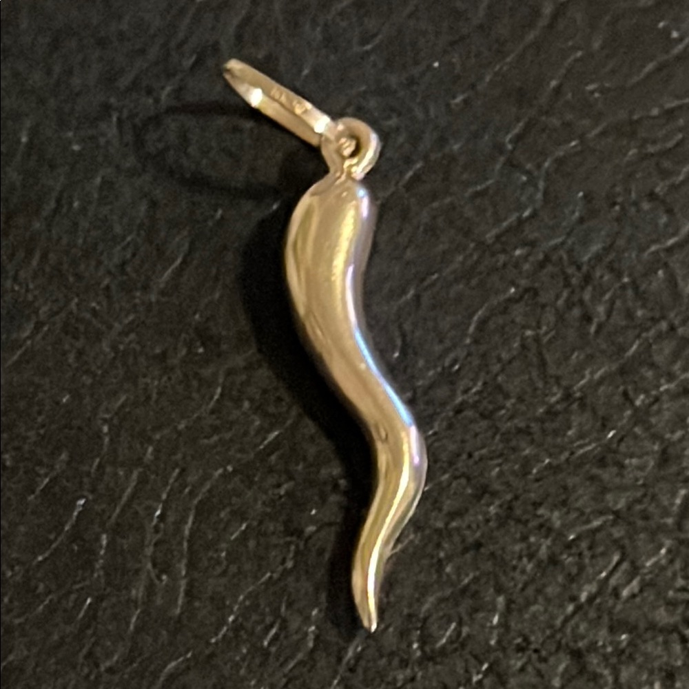 Gold Pendant Y2K Charm Michael, Anthony